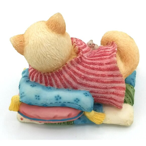 Calico Kittens Creature Comforts 2000 Vintage Enesco Figurine 720755 2.5 Inches - Picture 9 of 14